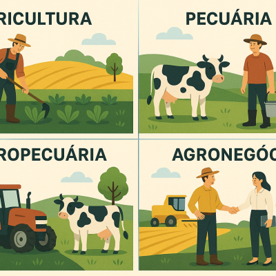 Entenda as diferenças entre Agricultura, Pecuária, Agropecuária e Agronegócio!